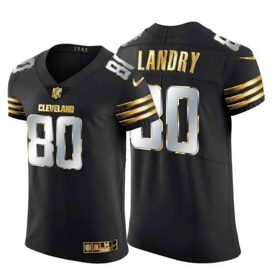Cleveland Browns 80 Jarvis Landry Men Nike Black Edition Vapor Untouchable Elite NFL Jersey